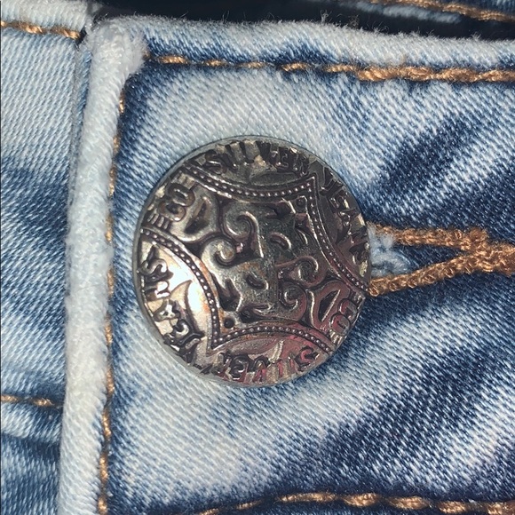 Silver Jeans Distressed Acid Wash 29” Inseam - Picture 10 of 14